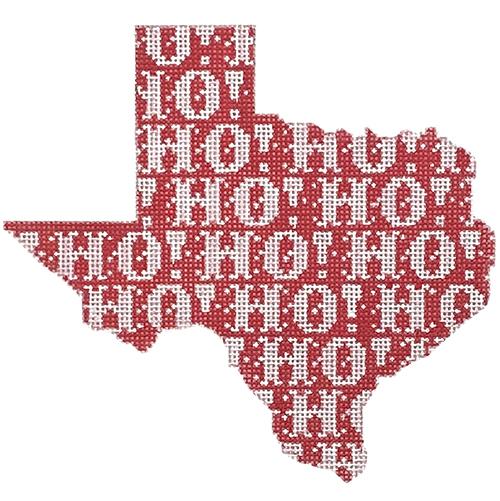 Texas Ho Ho Ho Painted Canvas The Meredith Collection 