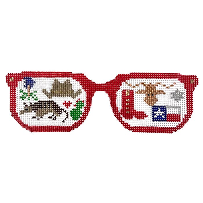 Texas Sunglasses with Stitch Guide Painted Canvas The Princess & Me  - 1
