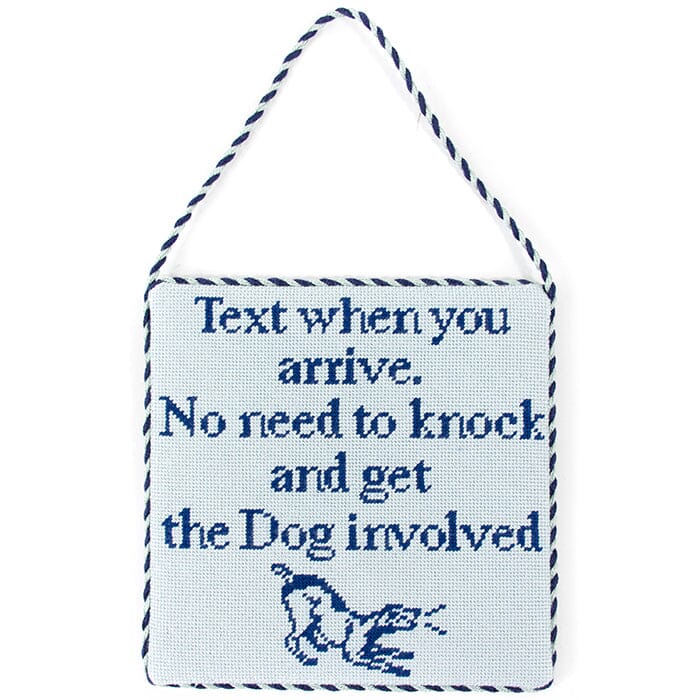 Text When You Arrive... Kit Kits Needlepoint To Go 
