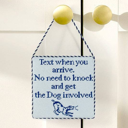 Text When You Arrive... Kit Kits Needlepoint To Go 