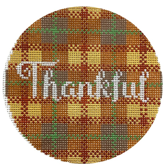 Thankful - Fall Colors Painted Canvas Lauren Bloch Designs 