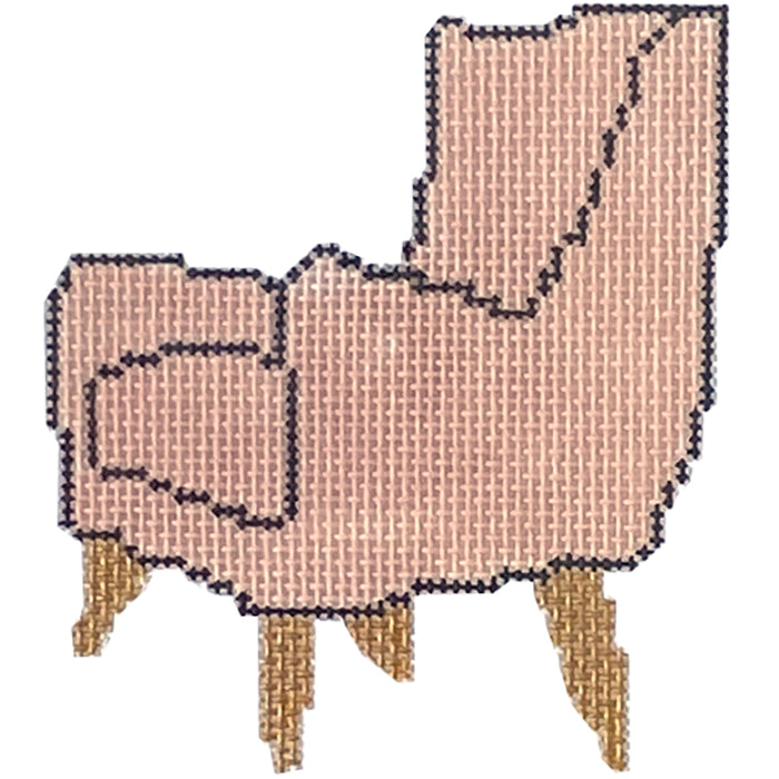 That Chair Painted Canvas Kimberly Ann Needlepoint  - 1