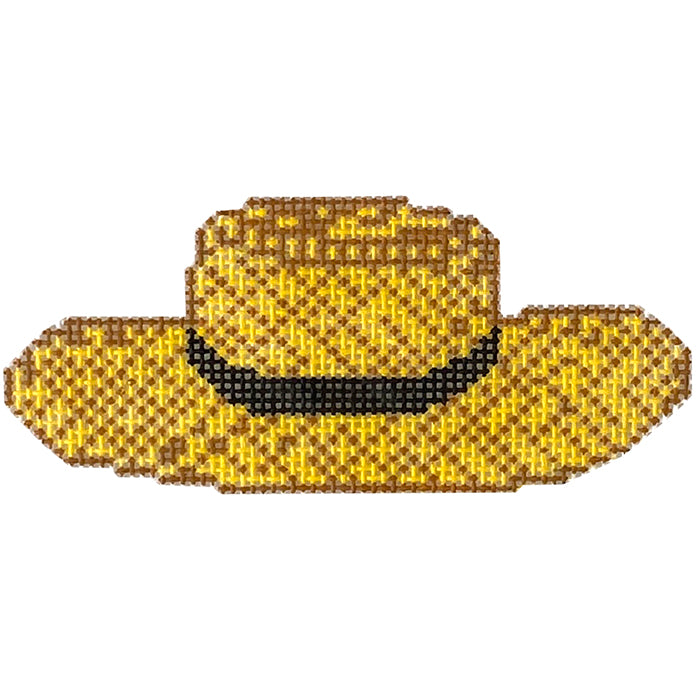 That Straw Hat Painted Canvas Kimberly Ann Needlepoint  - 1