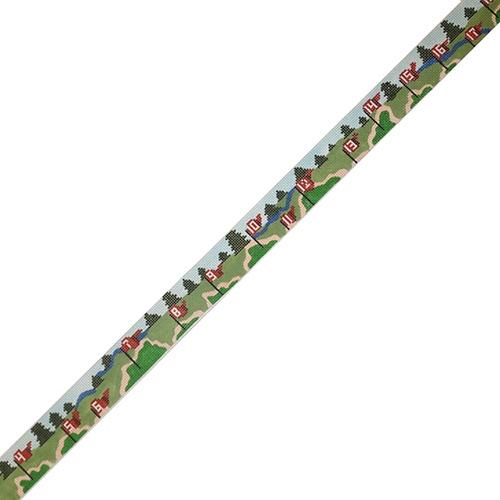 The 19th Hole Belt (Short Version) Painted Canvas The Meredith Collection 
