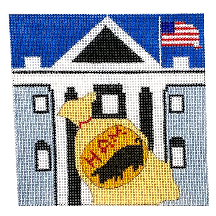 The American President Painted Canvas Melissa Prince Designs  - 1