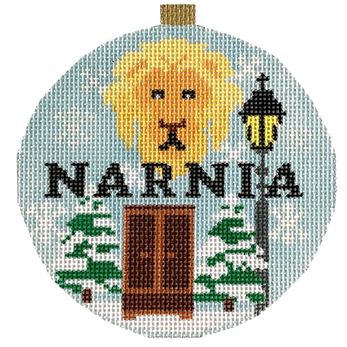 The Book Canvas   Narnia Painted Canvas Mopsey Designs 
