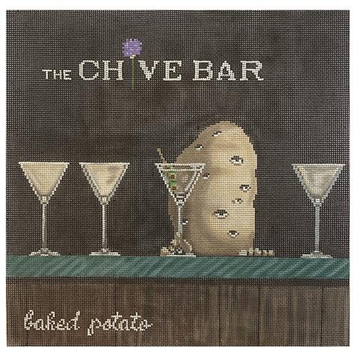 The Chive Bar Painted Canvas CBK Needlepoint Collections  - 1