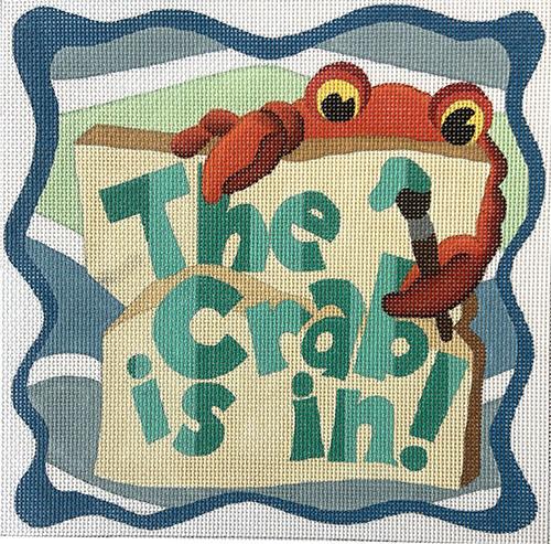 The Crab is In! Painted Canvas Raymond Crawford Designs 