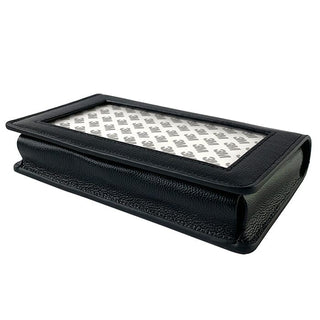 The Everyday Clutch   Black + Gold Chain Leather Goods Rachel Barri Designs 
