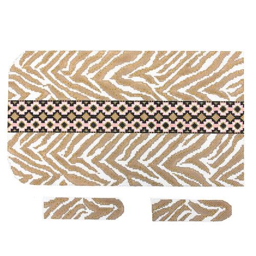 The Heather Purse Painted Canvas KCN Designers  - 1