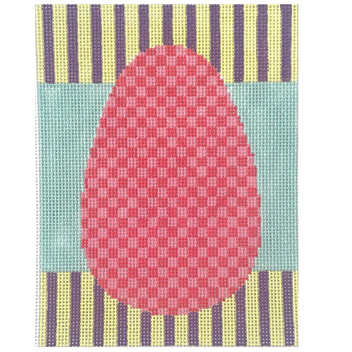 The Plain Egg Painted Canvas NeedleDeeva 