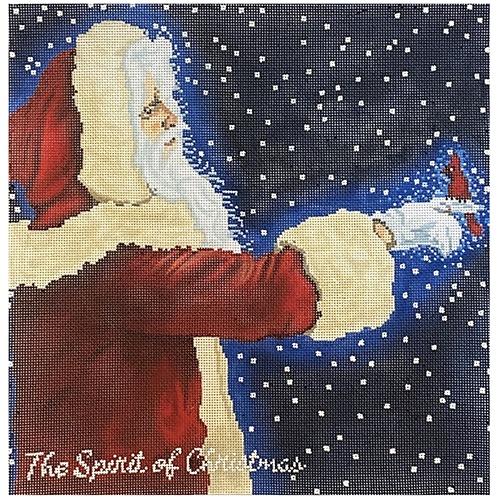 The Spirit of Christmas Painted Canvas CBK Needlepoint Collections 