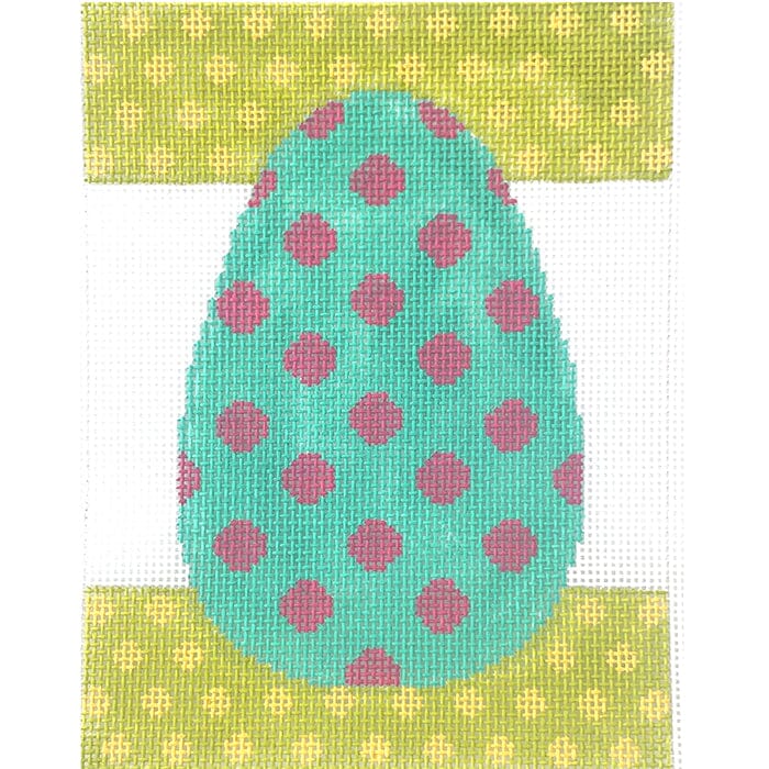 The Spotted Egg Painted Canvas NeedleDeeva 