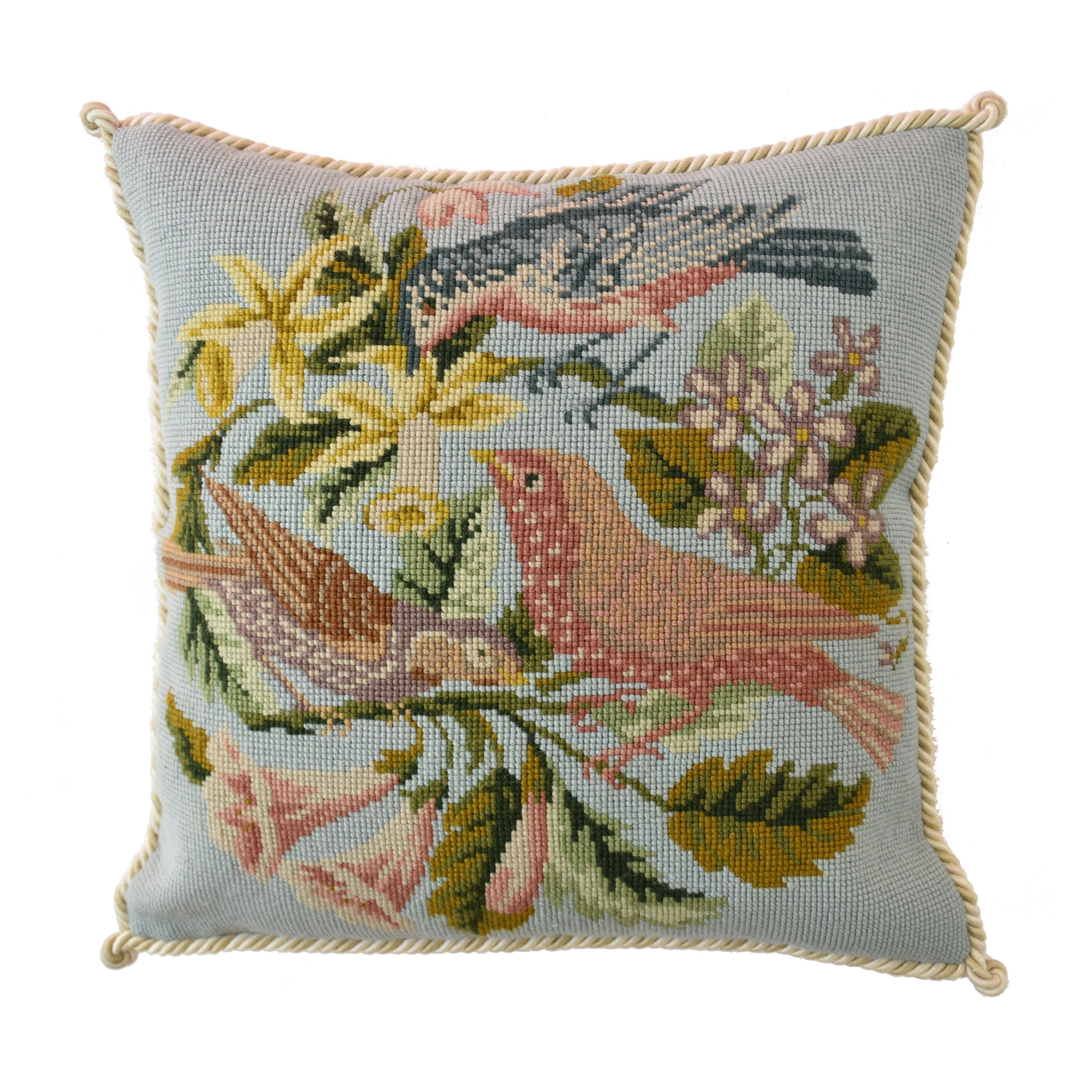 The Three Birds Needlepoint Kit Kits Elizabeth Bradley Design 
