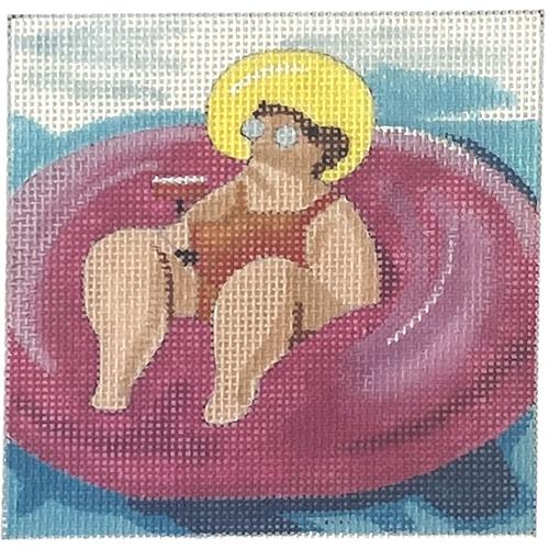 The Wine Float Painted Canvas Colors of Praise 