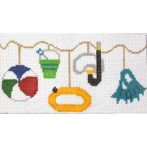 Things on a String: Headin' for the Beach Painted Canvas The Princess & Me  - 1