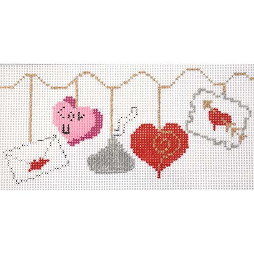 Things on a String: I Love You Painted Canvas The Princess & Me  - 1