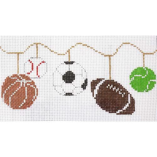 Things on a String: Sports Nut Painted Canvas The Princess & Me 
