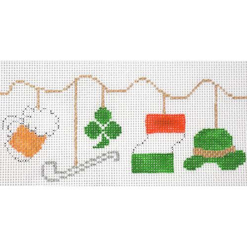 Things on a String: St. Patricks's Day Painted Canvas The Princess & Me  - 1