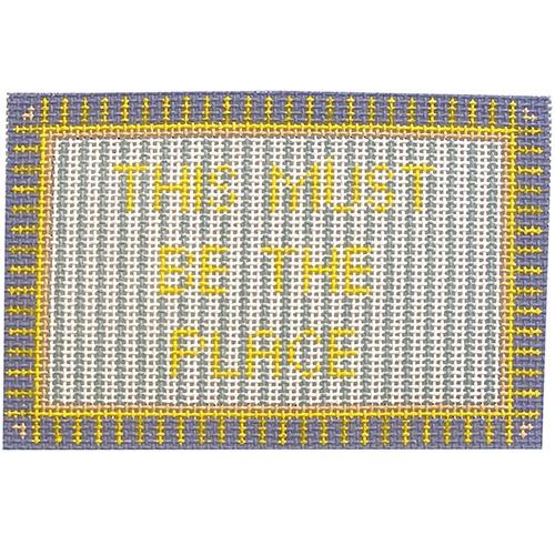 This Must Be The Place (Yellow) Painted Canvas Thorn Alexander  - 1