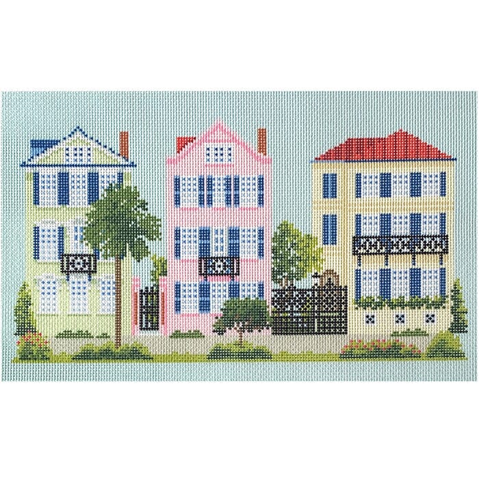 Three Sisters Pillow Kit on 13 Kits Needlepoint To Go 
