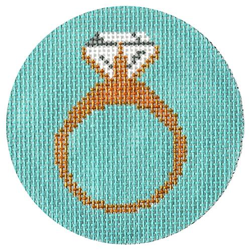 Tiffany Ring Painted Canvas Gayla Elliott 

