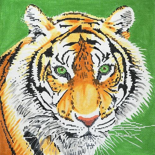 Tiger Painted Canvas The Meredith Collection 