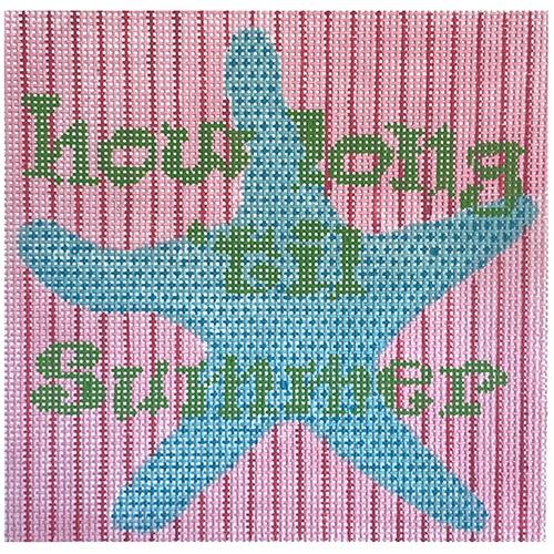 Til Summer Painted Canvas Two Sisters Needlepoint 