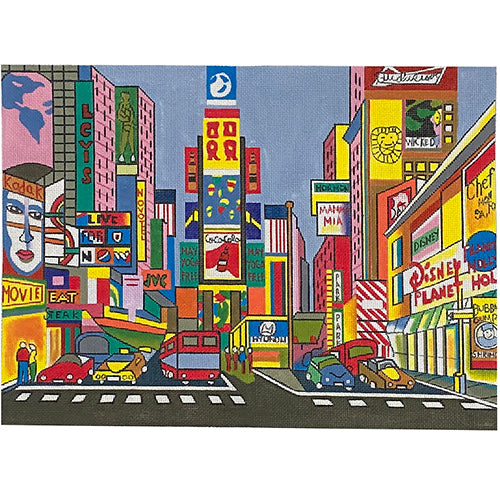 Times Square on 18 Painted Canvas PLD Designs 