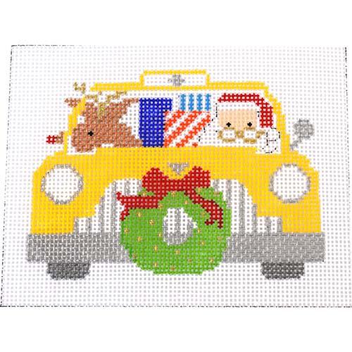 Times Square Santa Painted Canvas The Princess & Me 
