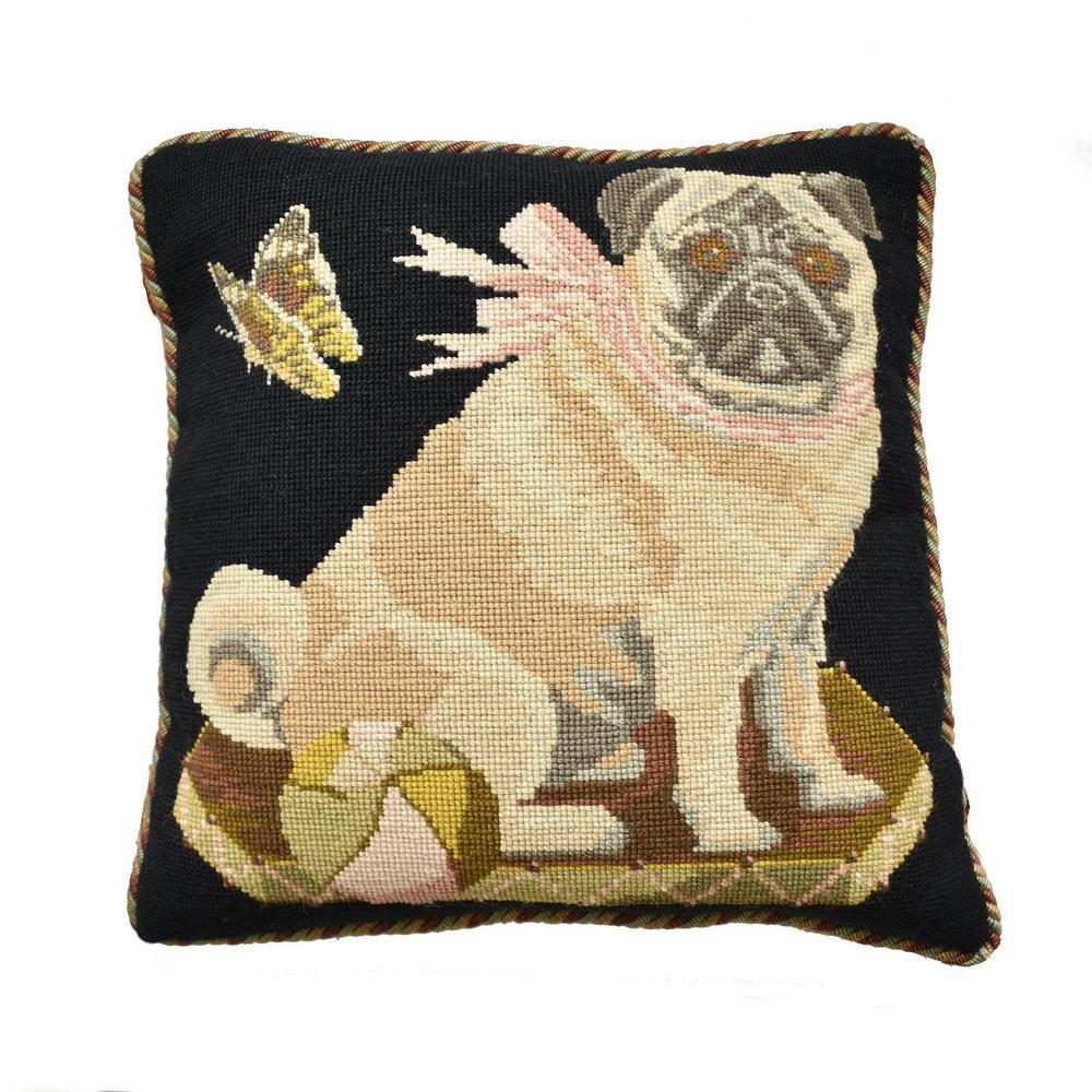 Toby the Pug Needlepoint Kit Kits Elizabeth Bradley Design 
