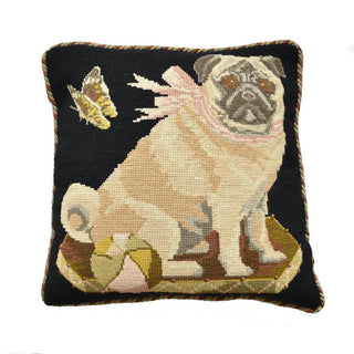 Toby the Pug Needlepoint Kit Kits Elizabeth Bradley Design 
