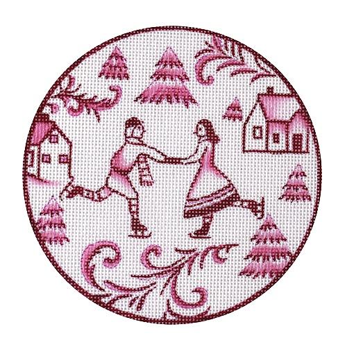 Toile Skaters Red Painted Canvas Love You More  - 1