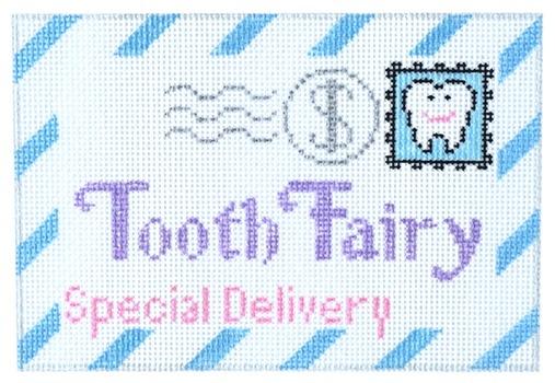 Tooth Fairy Letter Painted Canvas Rachel Donley  - 1