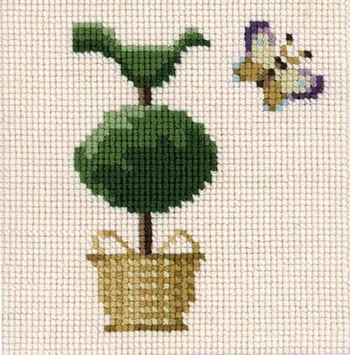 Topiary Tree Needlepoint Kit Kits Elizabeth Bradley Design 