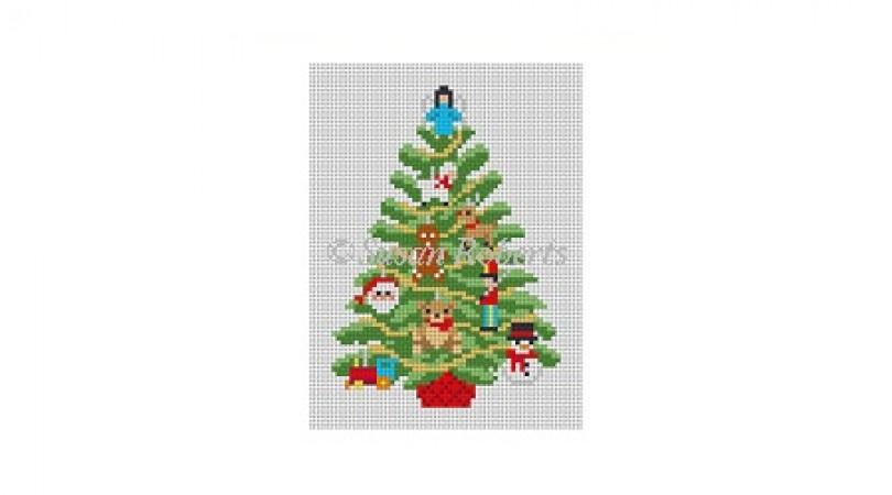 Toy Tree Painted Canvas Susan Roberts Needlepoint Designs Inc. 