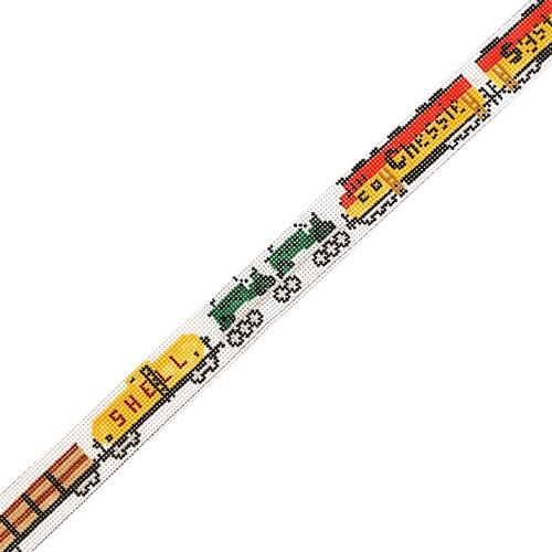 Train Belt Painted Canvas The Meredith Collection  - 1