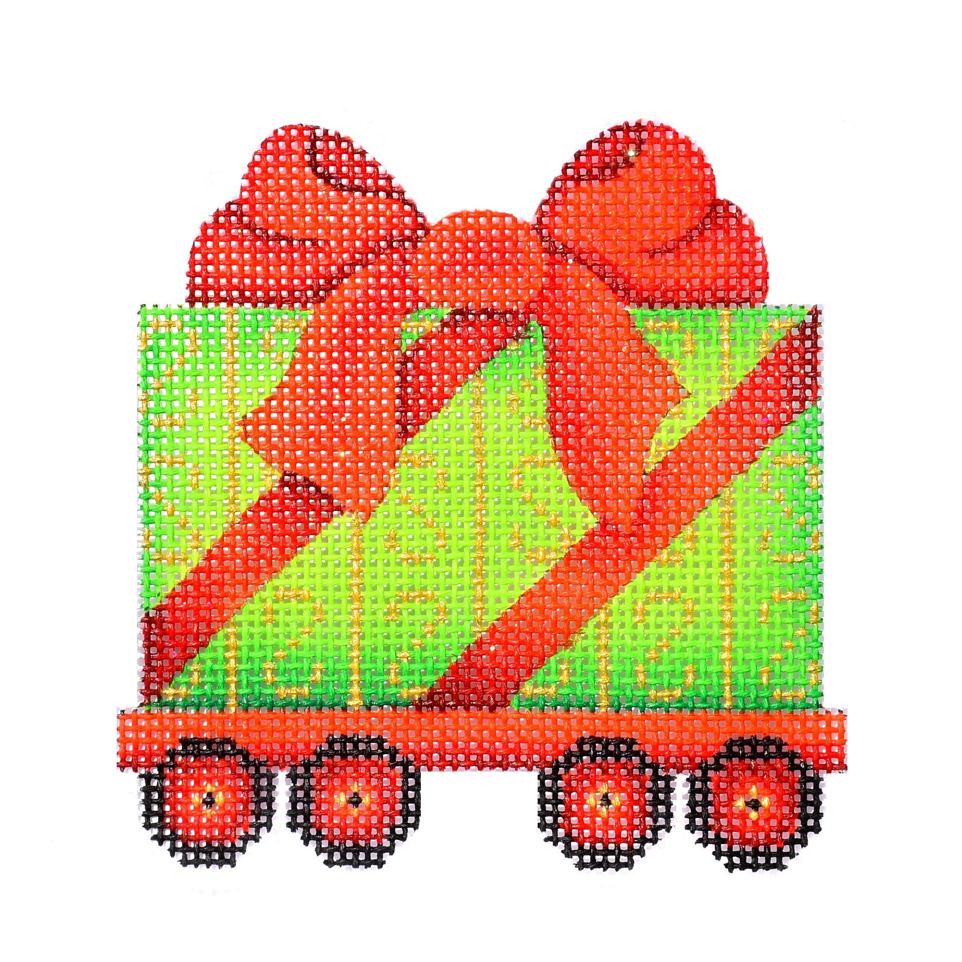 Train Series   Package Car Painted Canvas Burnett & Bradley  - 1