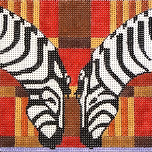 Travel Coaster   Africa Painted Canvas Melissa Prince Designs  - 1