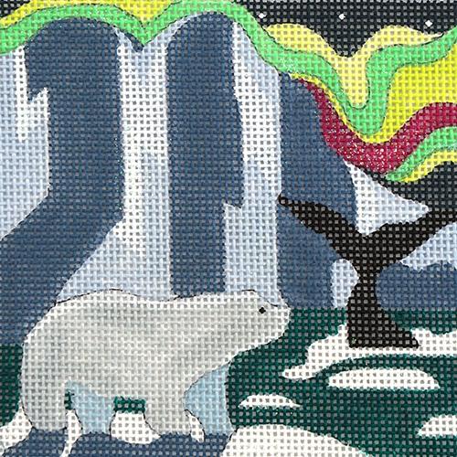 Travel Coaster   Alaska Painted Canvas Melissa Prince Designs  - 1