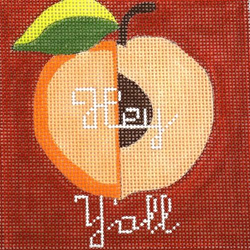 Travel Coaster   Georgia Painted Canvas Melissa Prince Designs  - 1