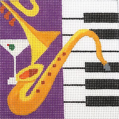 Travel Coaster   New Orleans Painted Canvas Melissa Prince Designs  - 1