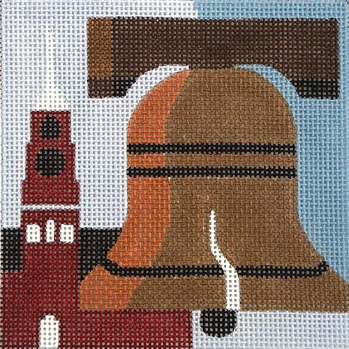 Travel Coaster   Philadelphia Painted Canvas Melissa Prince Designs  - 1