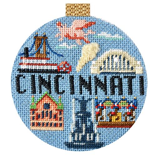 Travel Round - Cincinnati with Stitch Guide GENERAL Kirk & Bradley 
