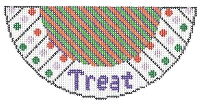 Treat Needlepoint Kiss on 13 Painted Canvas Two Sisters Needlepoint  - 1