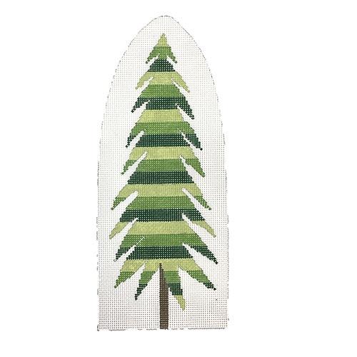 Tree Broad Stripes Painted Canvas Pippin 