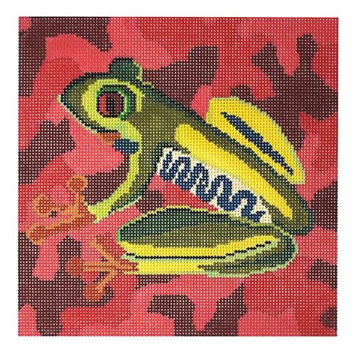Tree Frog Painted Canvas Birds of a Feather 