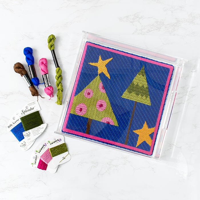 Trees and Stars Kit Kits ditto! Needle Point Works  - 1