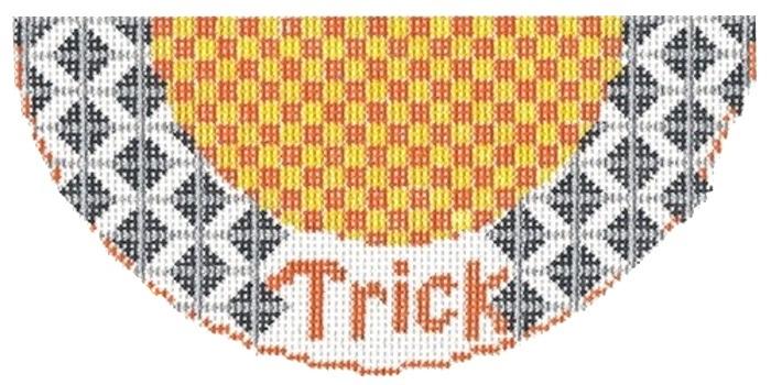 Trick Needlepoint Kiss on 13 Painted Canvas Two Sisters Needlepoint 

