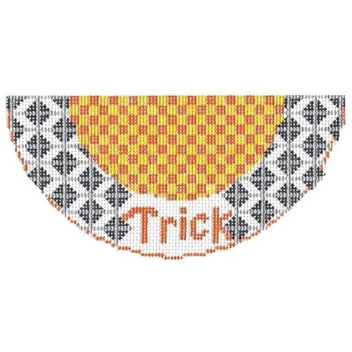 Trick Needlepoint Kiss on 18 Painted Canvas Two Sisters Needlepoint  - 1